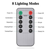 TheDisplayOutlet Solar Lights for Patio Umbrella 9-10ft 8-Rib Remote Control Image