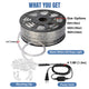 TheDisplayOutlet Outdoor Rope Light - 120V Plug-in, 1/2"(13mm), 3000K Image