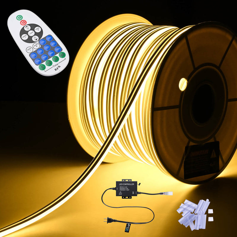 Outdoor Rope Light Warm White Light Strip RF Remote