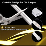 TheDisplayOutlet 10ft Outdoor Rope Light 2700K Neon Strip 120V Image