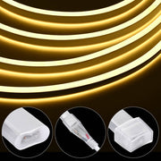 TheDisplayOutlet 10ft Outdoor Rope Light 2700K Neon Strip 120V Image