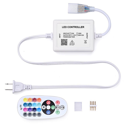 LED Light RF Remote & Controller for Flex Neon Lights RGB