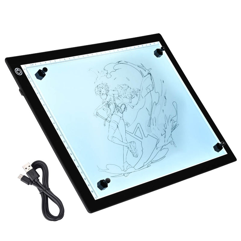 14 inch LED Tracing Light Board w/ Tracing Paper