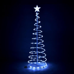 5' LED Lighted Xmas Spiral Tree