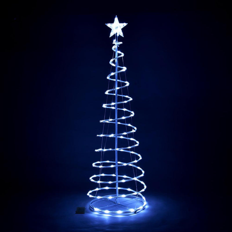 5' LED Lighted Xmas Spiral Tree