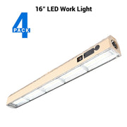 TheDisplayOutlet Magnetic Light Bar Rechargeable for Canopy Tent, Popup Market, 16in 4ct/pk Image