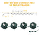 TheDisplayOutlet 200' Mini Christmas String Lights Outdoor 110V Warm White Image