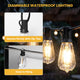 TheDisplayOutlet 200' Outdoor Bistro String Light with ST38 E12 Bulbs 120V 2700K Image