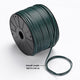 500ft Outdoor Electrical Zip-Cord Wire SPT-1 w/ Plugs & End Caps