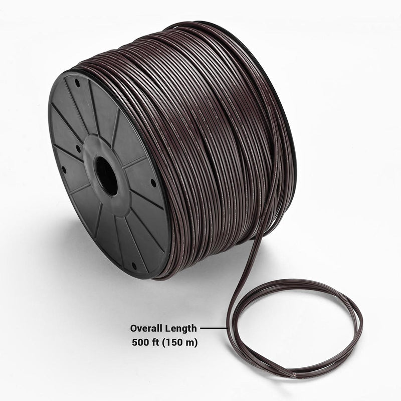 500ft Outdoor Electrical Zip-Cord Wire SPT-1 w/ Plugs & End Caps