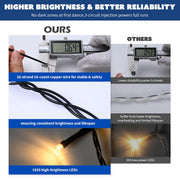 TheDisplayOutlet 40'x10' Outdoor String Light for Event Decor 48 Strands 120V Image