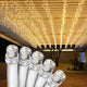 TheDisplayOutlet 9,000LEDs, Icicle Christmas Lights (10x) 29.5ft, 120V, 2700K Image
