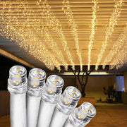 TheDisplayOutlet 9,000LEDs, Icicle Christmas Lights (10x) 29.5ft, 120V, 2700K Image