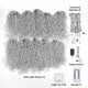 TheDisplayOutlet 9,000LEDs, Icicle Christmas Lights (10x) 29.5ft, 120V, 2700K Image