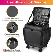TheDisplayOutlet Rolling Case for Event Planner, Sales Rep Image