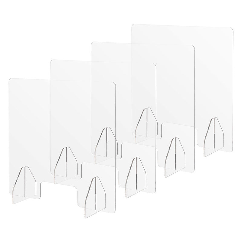 Sneeze Guards Desk Dividers 4-Panel 24