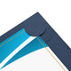 8.5x11 Certificate Holders Navy Blue Cardboard 30ct/pk