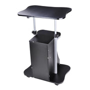 Adjustable Mobile Laptop Cart with Storage