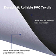 TheDisplayOutlet 177" 16:9 Matt White Projector Screen Material Image