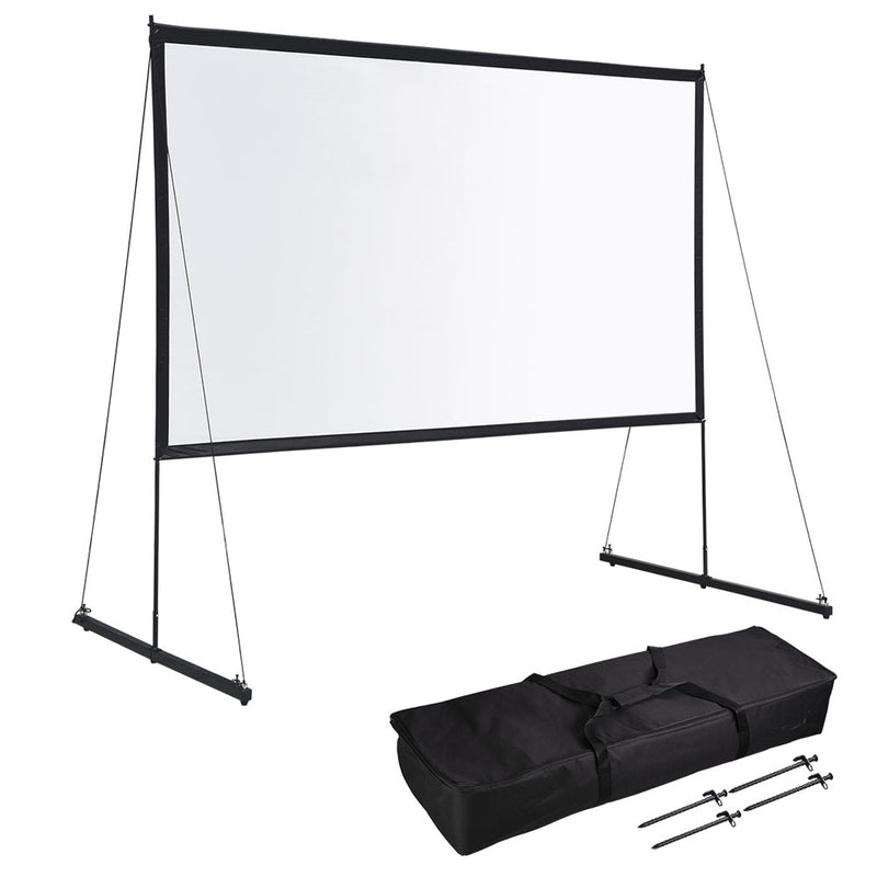 TheDisplayOutlet Ecom Portable Freestand Front Projector Screen w/ Legs 120