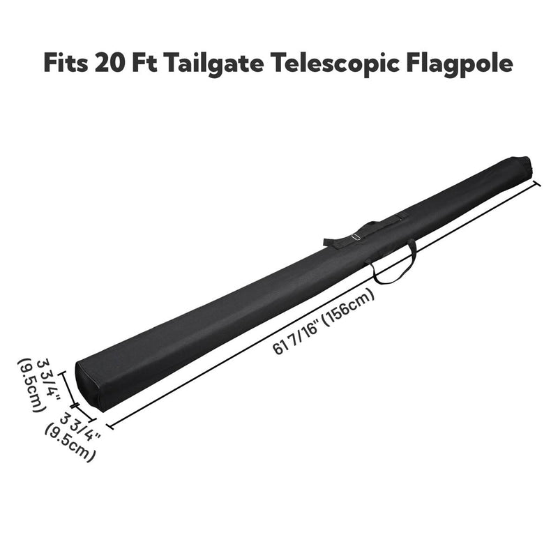 TheDisplayOutlet Flag Pole Carrying Bag for 20-30ft Telescoping Pole, 61in(for 20ft) Image