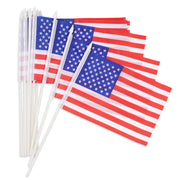 TheDisplayOutlet American Small Flag in Bulk 8"x5", 12ct/pack Image