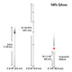 TheDisplayOutlet Aluminum Antenna Mast for Starlink, Car Dealership Events, 14ft Silver Image
