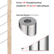 1/8" Cable Railing Kit 30pcs 1/4" 30 Degree Angle Beveled Washers