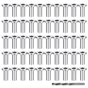 TheDisplayOutlet 1/8" Cable Railing Kit 50pcs Protector Sleeves 316 Stainless Steel Image