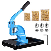 TheDisplayOutlet Grommet Machine Hand Press Tool on Wheel #0 #2 #4, Brass Image