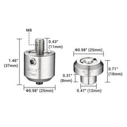 TheDisplayOutlet Eyelet Press Dies for Grommet Press Tool - #0, #2, #4 Options, #0 Image