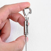 TheDisplayOutlet Inflatable Mirror Ball Stainless Steel Cable Hanging Kit Image