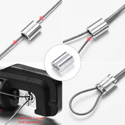 TheDisplayOutlet Aluminum Crimping Sleeve/Ferrule for 1/8" Batting Cage Cable 100ct. Image