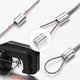 TheDisplayOutlet Aluminum Crimping Sleeve/Ferrule for 1/8" Batting Cage Cable 100ct. Image