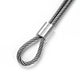 TheDisplayOutlet Aluminum Crimping Sleeve/Ferrule for 1/8" Batting Cage Cable 100ct. Image
