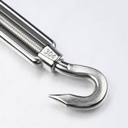 TheDisplayOutlet 6" M10 Stainless Hook-Eye Turnbuckles for 3/16" Batting Cage Cable 6ct. Image