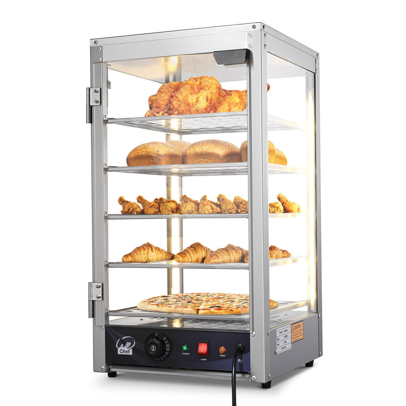 Food Warmer Display Cabinet 5-Tier 15x15x28