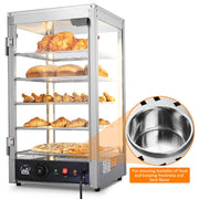 Food Warmer Display Cabinet 5-Tier 15x15x28