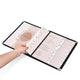 Clear Menu Covers 8.5x11 Black Menu Holder