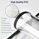 Clear Menu Covers 8.5x11 Black Menu Holder