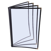 Clear Menu Covers 40ct/pk 8.5x11 4-Page 8-View