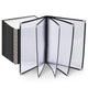 Clear Menu Covers 8.5x11 Black Menu Holder