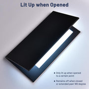 Custom LED Menu Cover Illuminated Menus 5x11 2-View (MOQ 10ct)