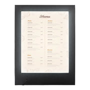LED Menu Cover Illuminated Menus 8.5x11 with Adaptor
