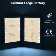 Custom LED Menu Cover Illuminated Menus 8.5x11 2-View (MOQ 10ct)