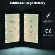 LED Menu Cover Illuminated Menus 8.5x14 with Adaptor