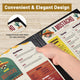 Menu Covers PU Leather 5ct/Pack 8.5x11 2-View