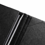 TheDisplayOutlet Custom Menu Covers PU Leather Beverage & Wine List Holder 4.25x11 Image