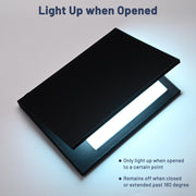 LED Menu Cover Illuminated Menus 8.5x14 with Adaptor
