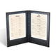LED Backlit Menus Illuminated with Adaptor